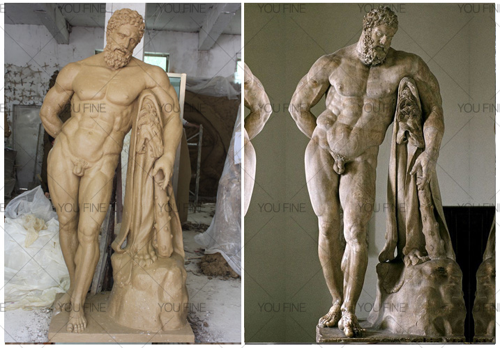 Famous Art Farnese Hercules statue 
